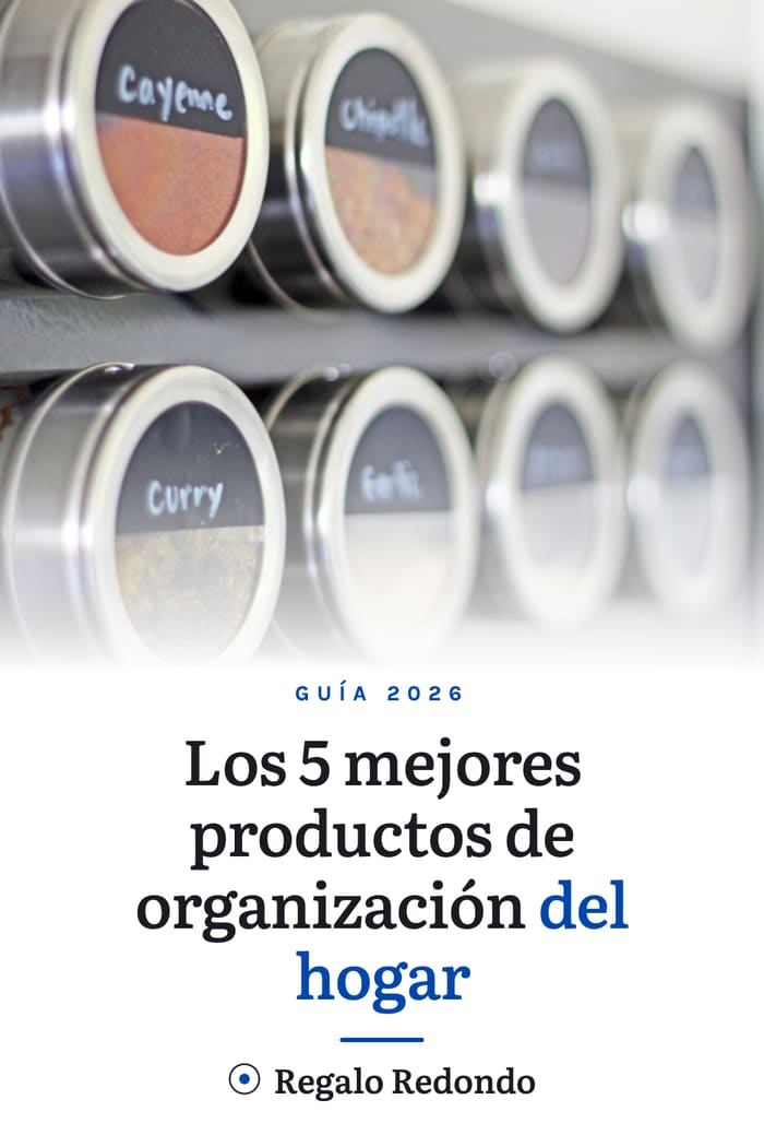 Los 5 mejores productos de organización del hogar (2026) — guía visual