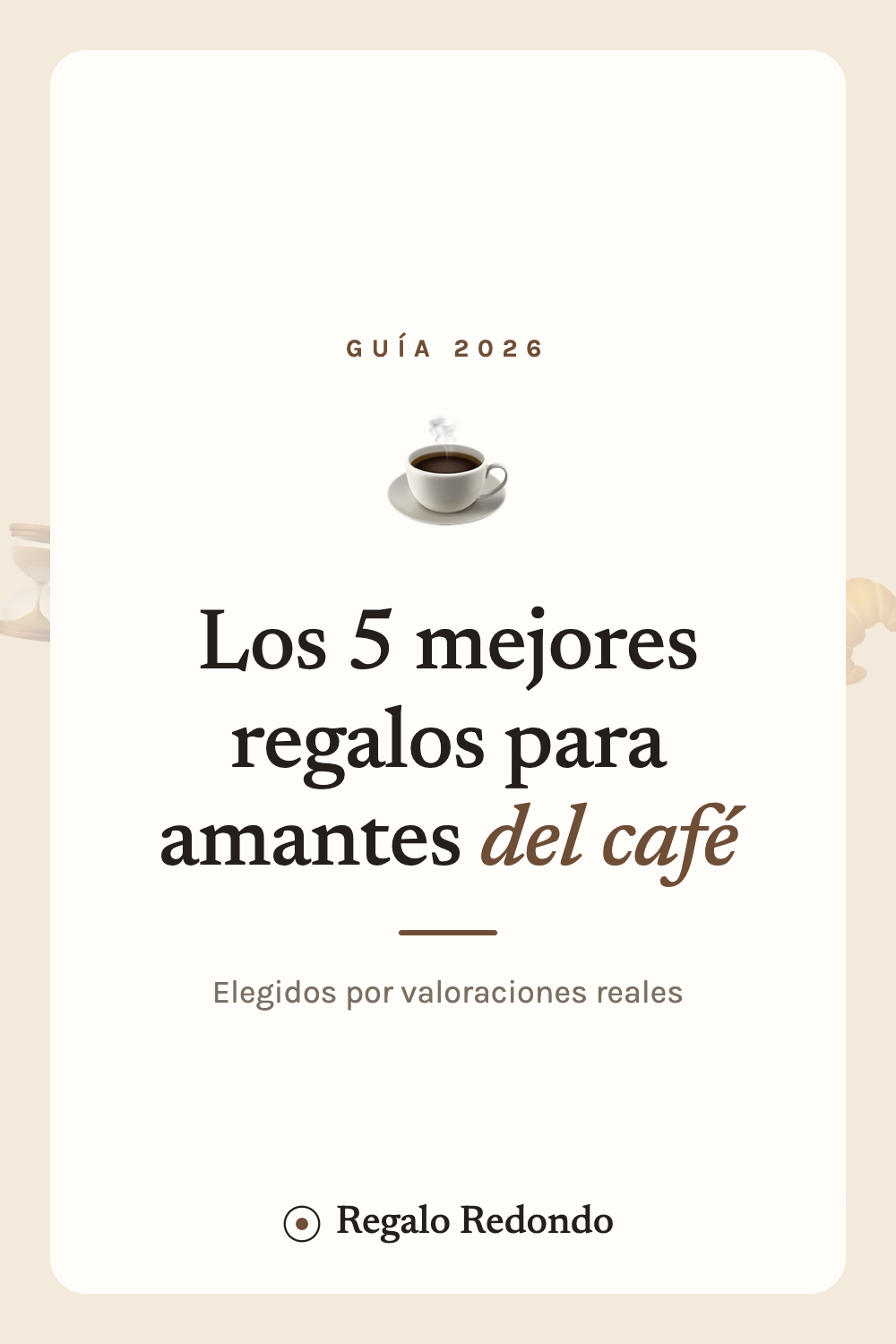 Los 5 mejores regalos para amantes del café (2026) — portada de la guía