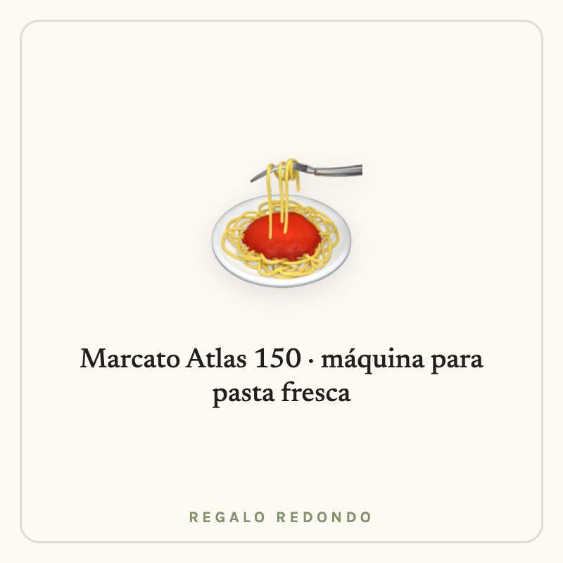 Ilustración de una máquina manual para hacer pasta fresca