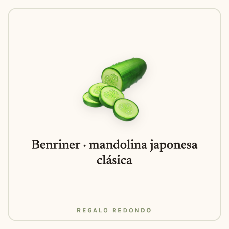Ilustración de una mandolina japonesa de cocina