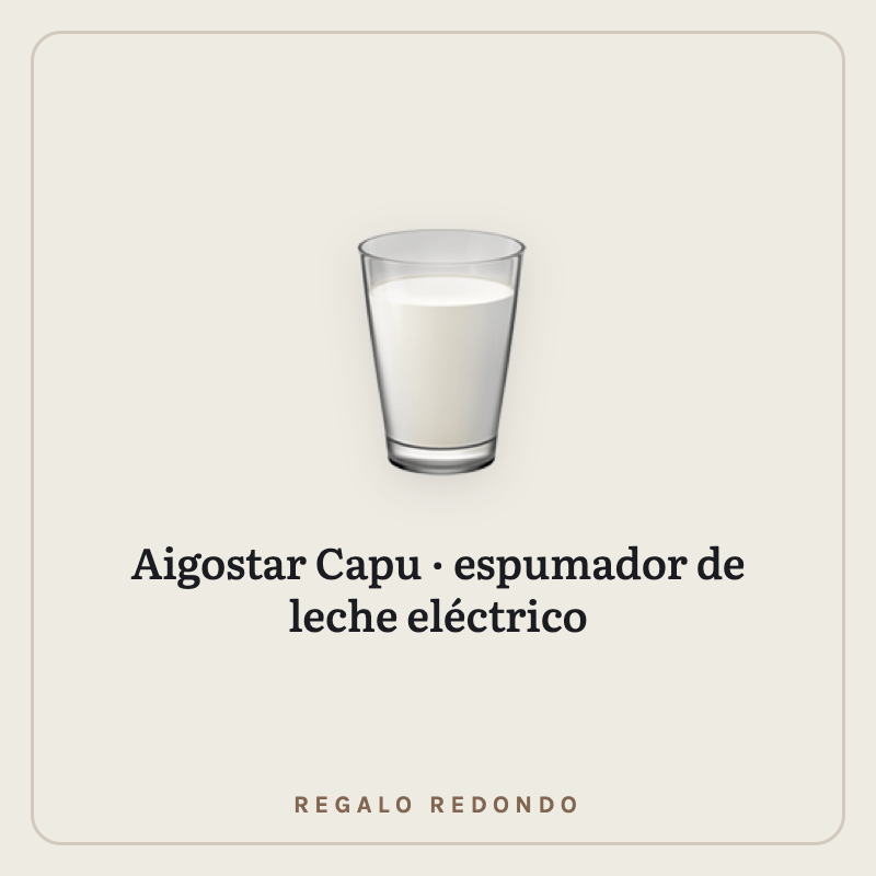 Ilustración de un espumador de leche eléctrico