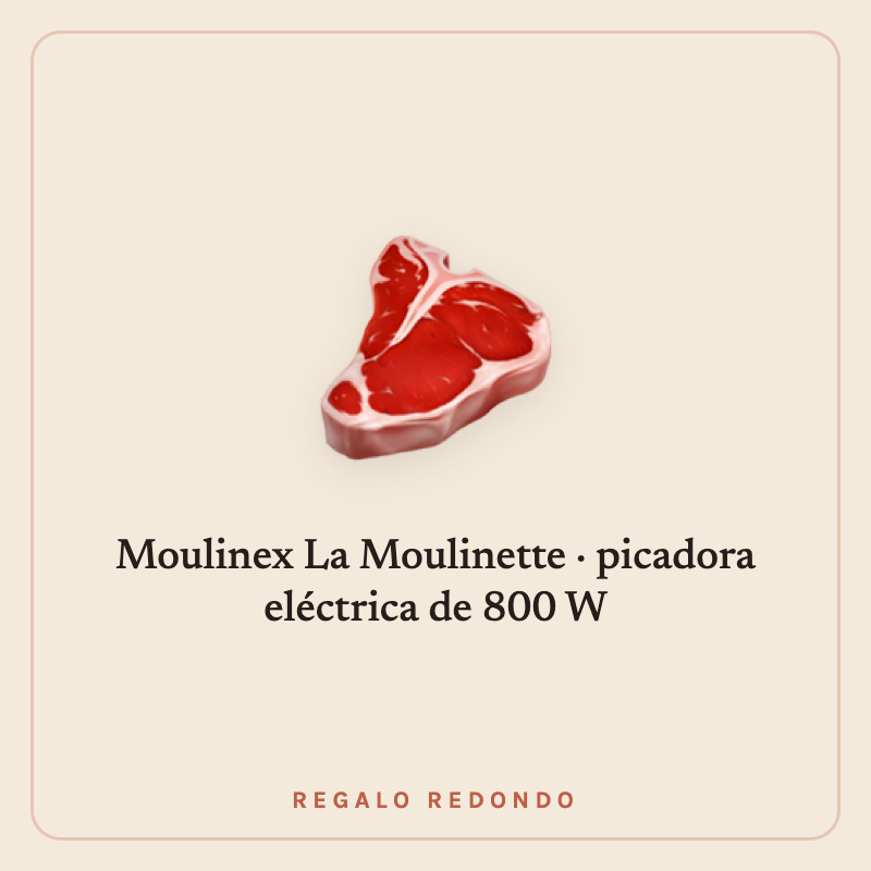 Ilustración de una picadora eléctrica Moulinex La Moulinette