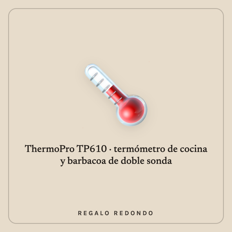 Ilustración de un termómetro de cocina y barbacoa de doble sonda